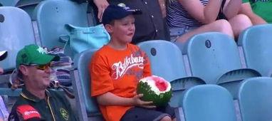 吃瓜少年正在放飞