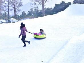 小宝滑雪吃瓜,趣味横生冬日乐