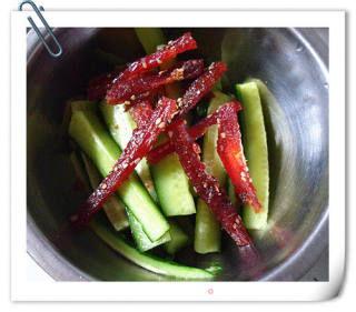 瓜条做冷吃牛肉,冷吃牛肉新体验